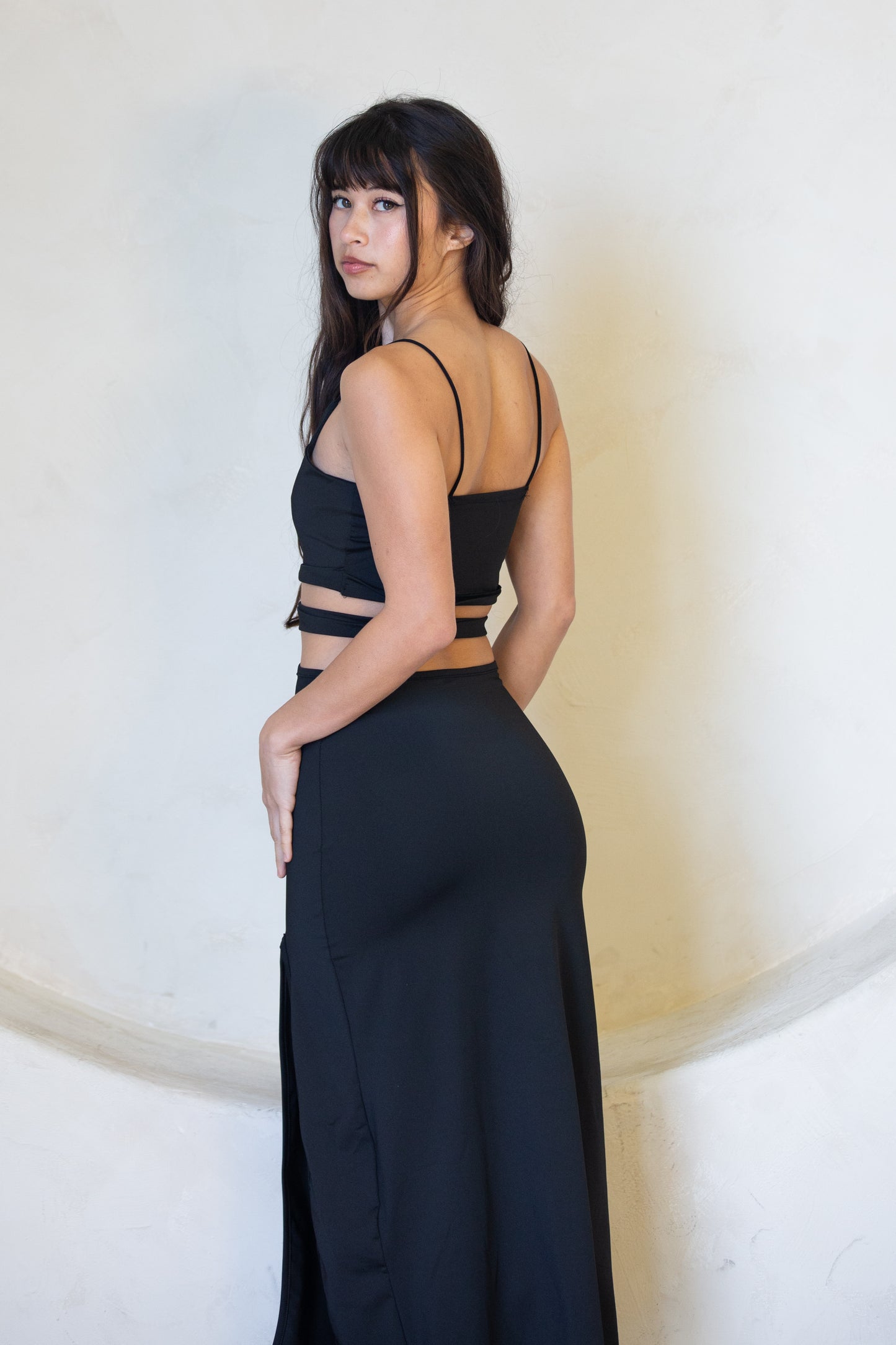 V Neck Cut Out Long Side