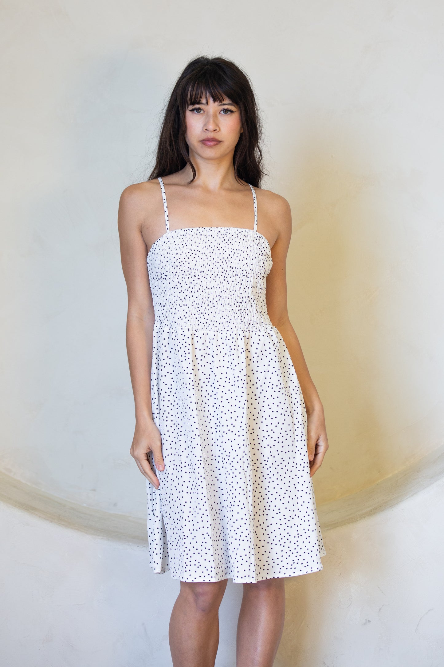 Spring French Print Dress