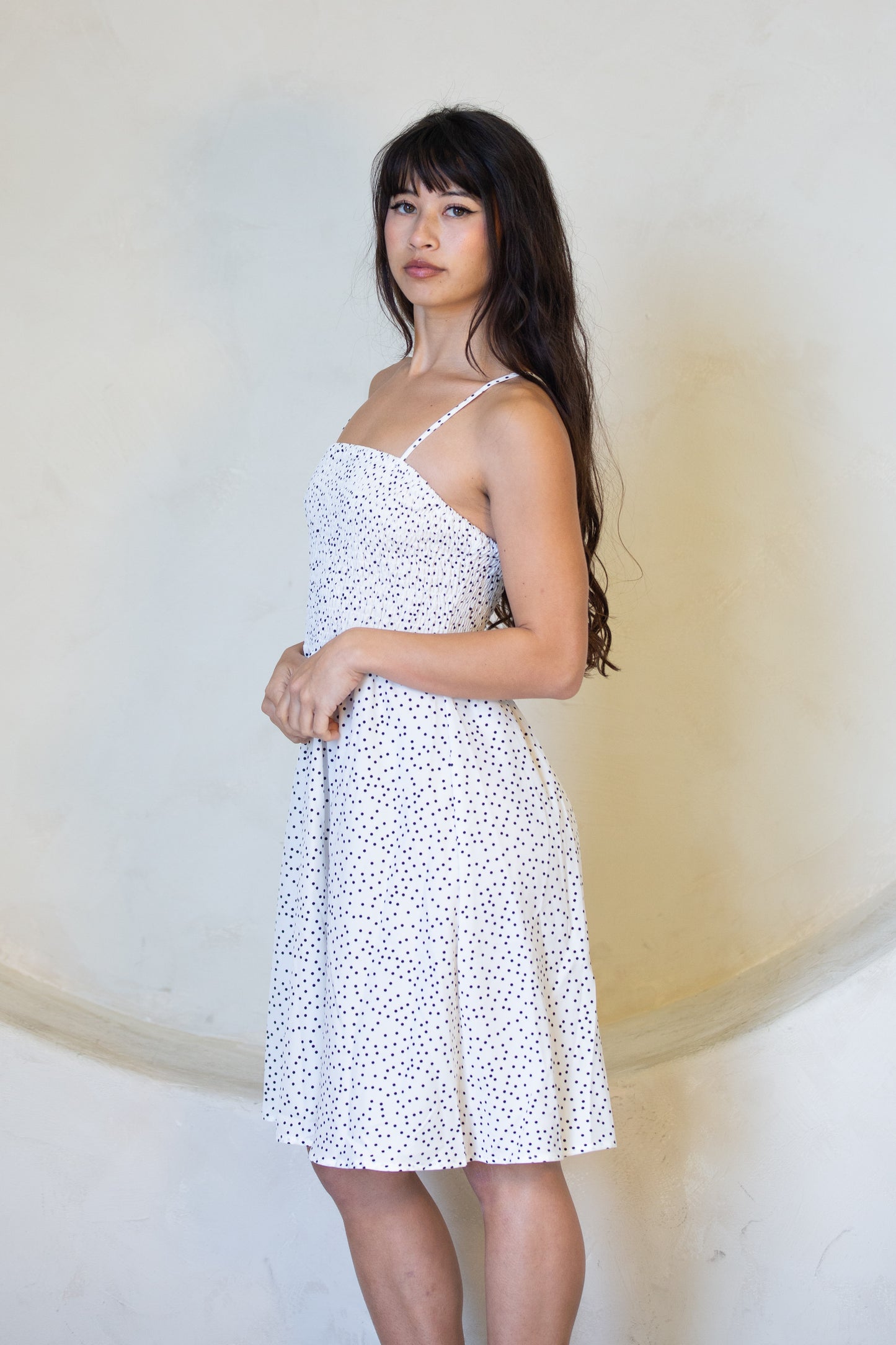Spring French Print Dress