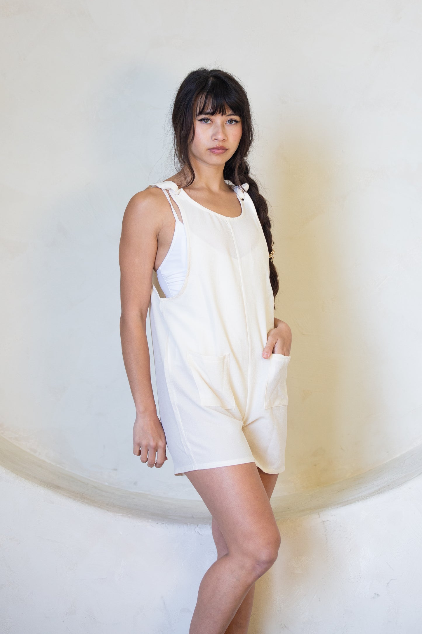 Short Overall Romper