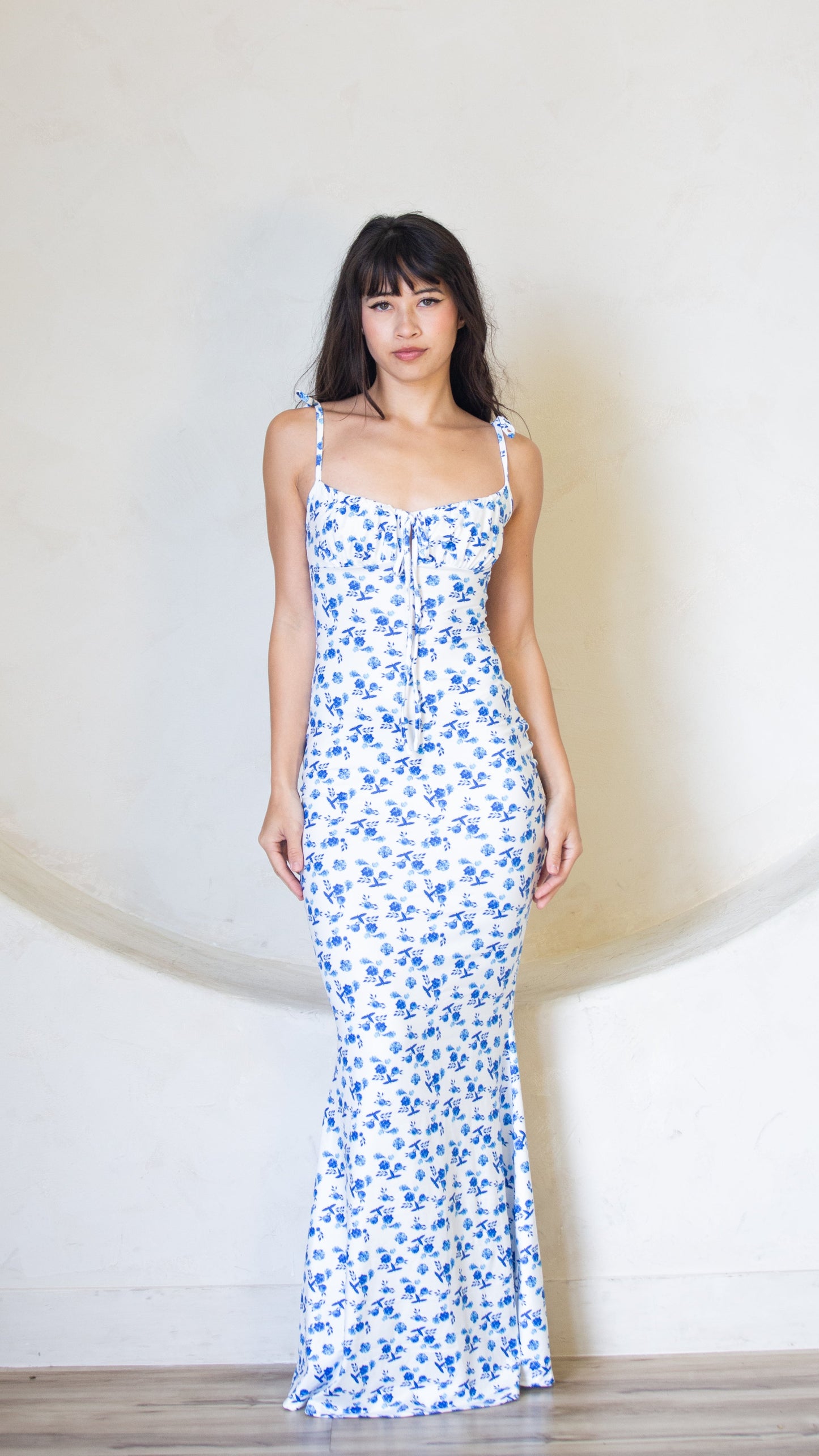 Long elegant floral