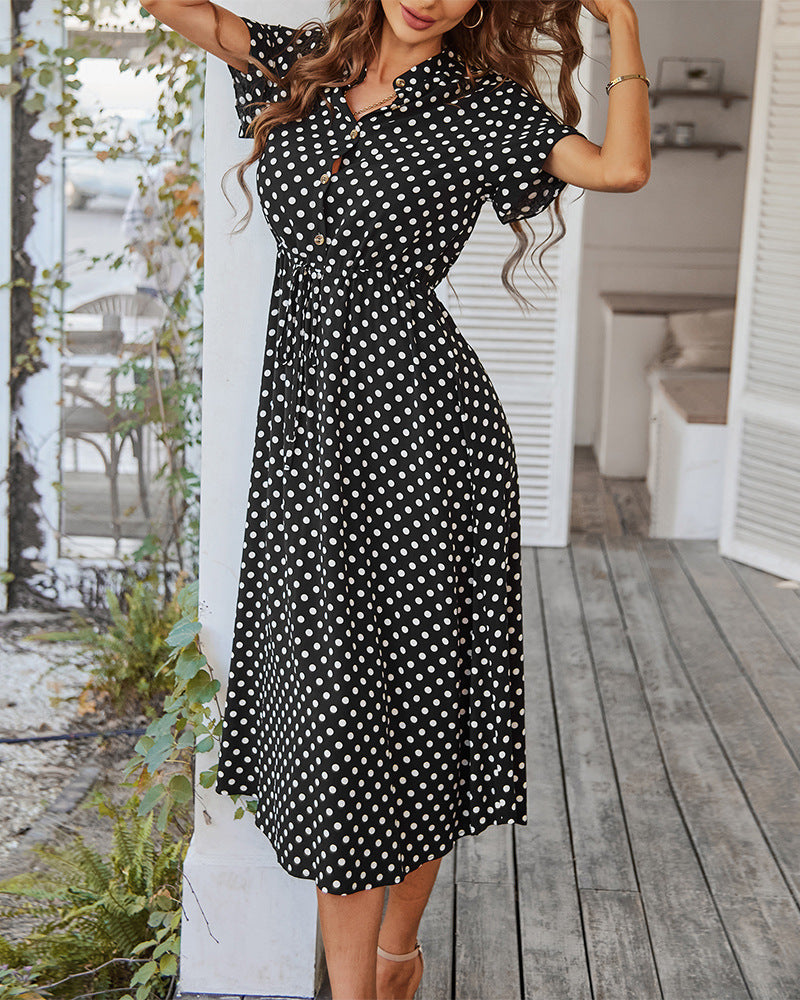 Polka Dot Long Summer Dress