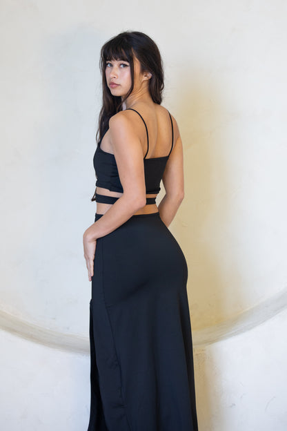 V Neck Cut Out Long Side