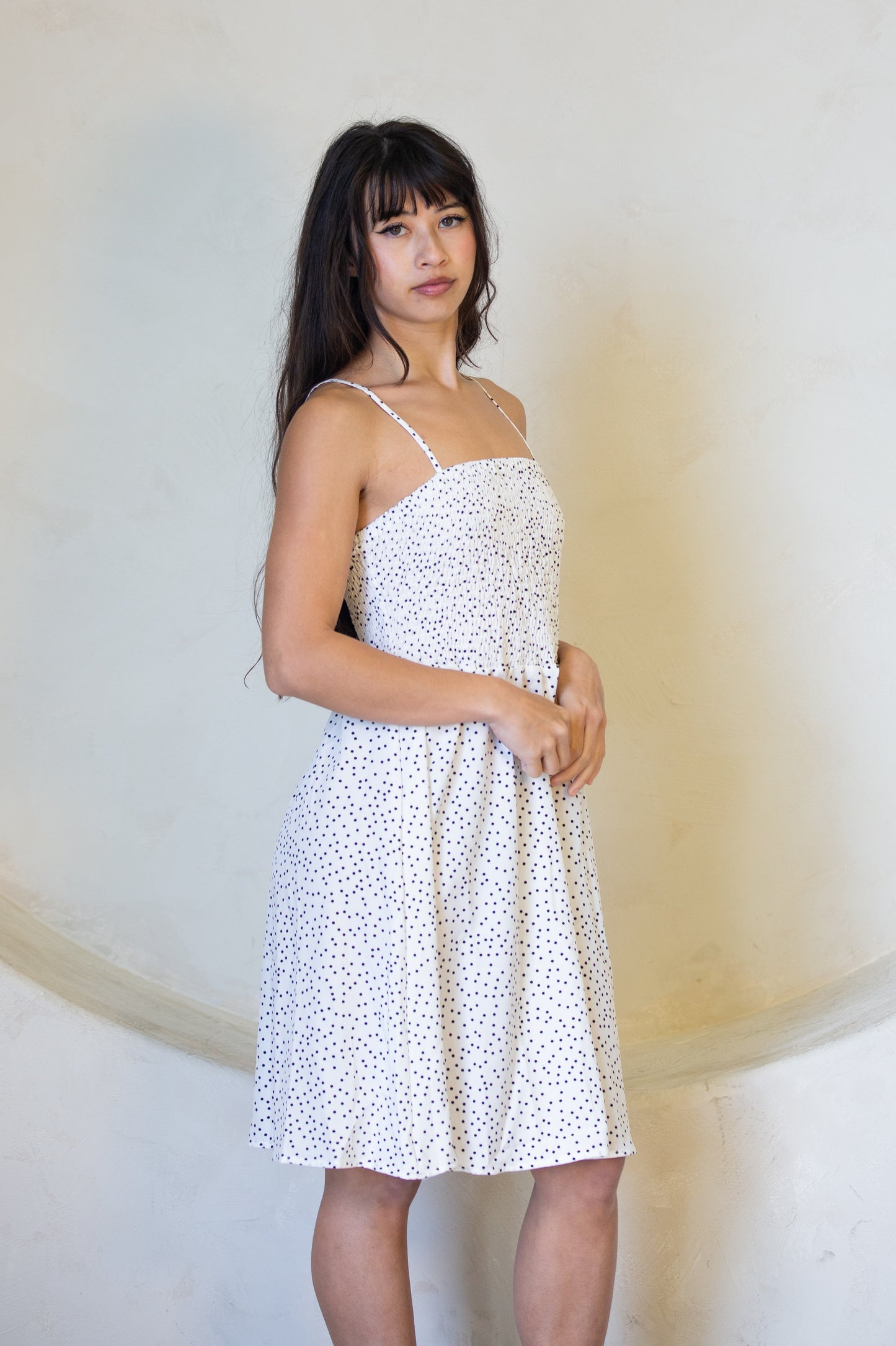 Spring French Print Dress