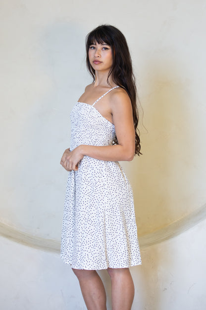 Spring French Print Dress