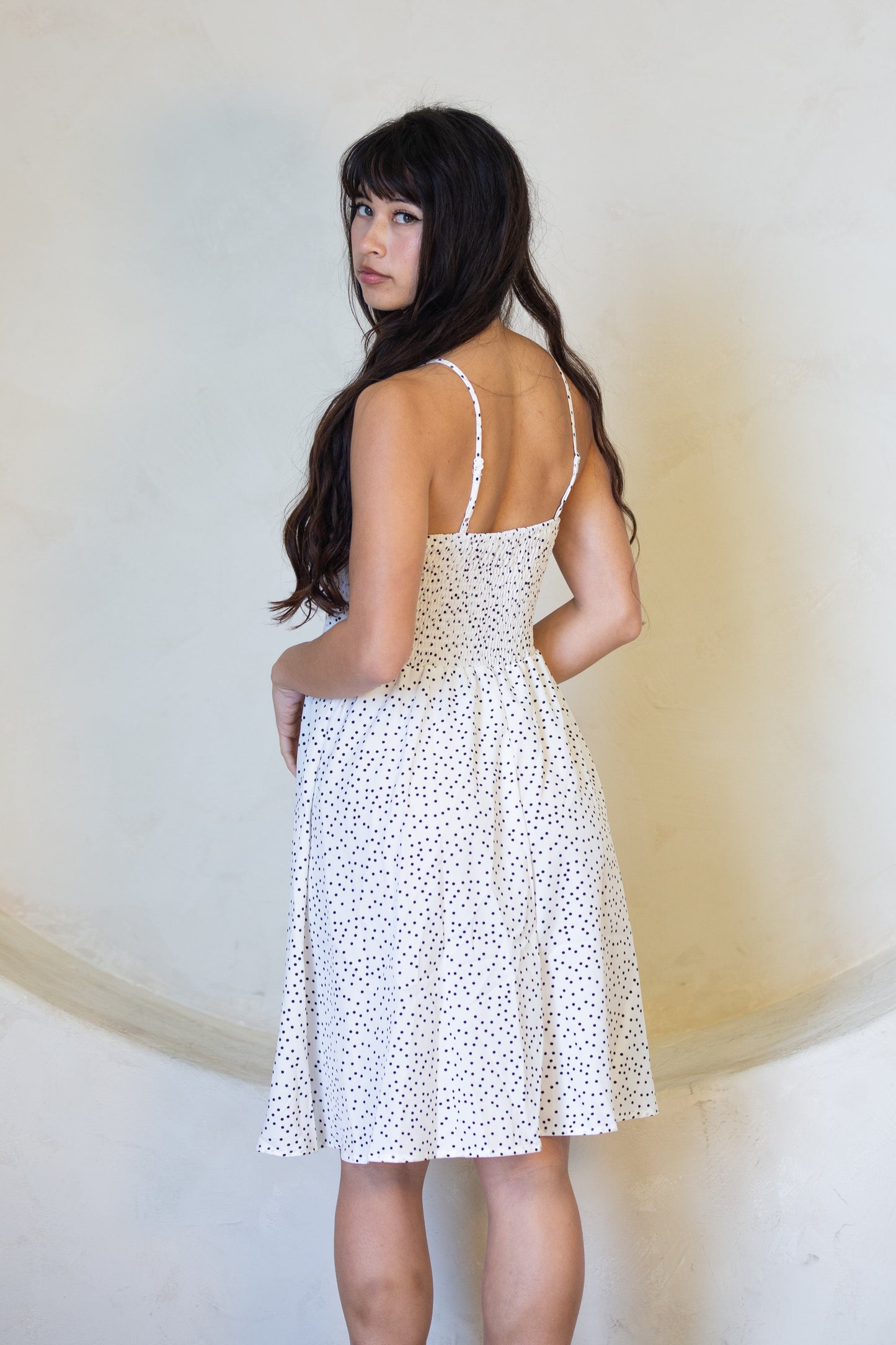 Spring French Print Dress