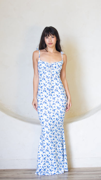 Long elegant floral