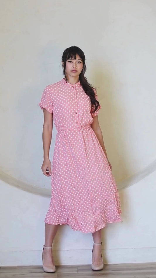 Polka Dot Long Summer Dress